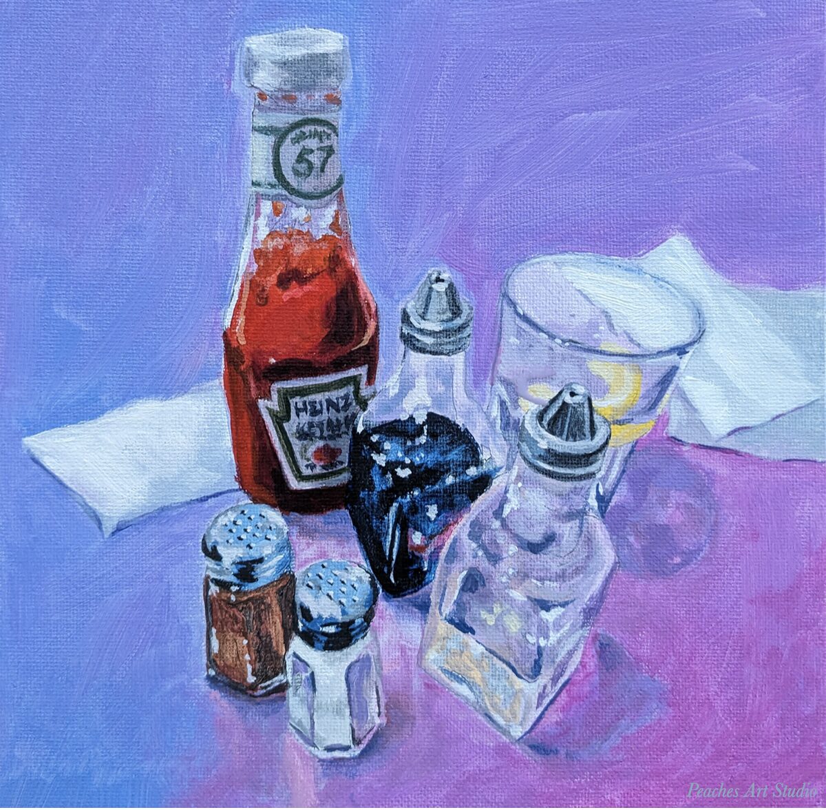 Peaches Art Studio Condiments
