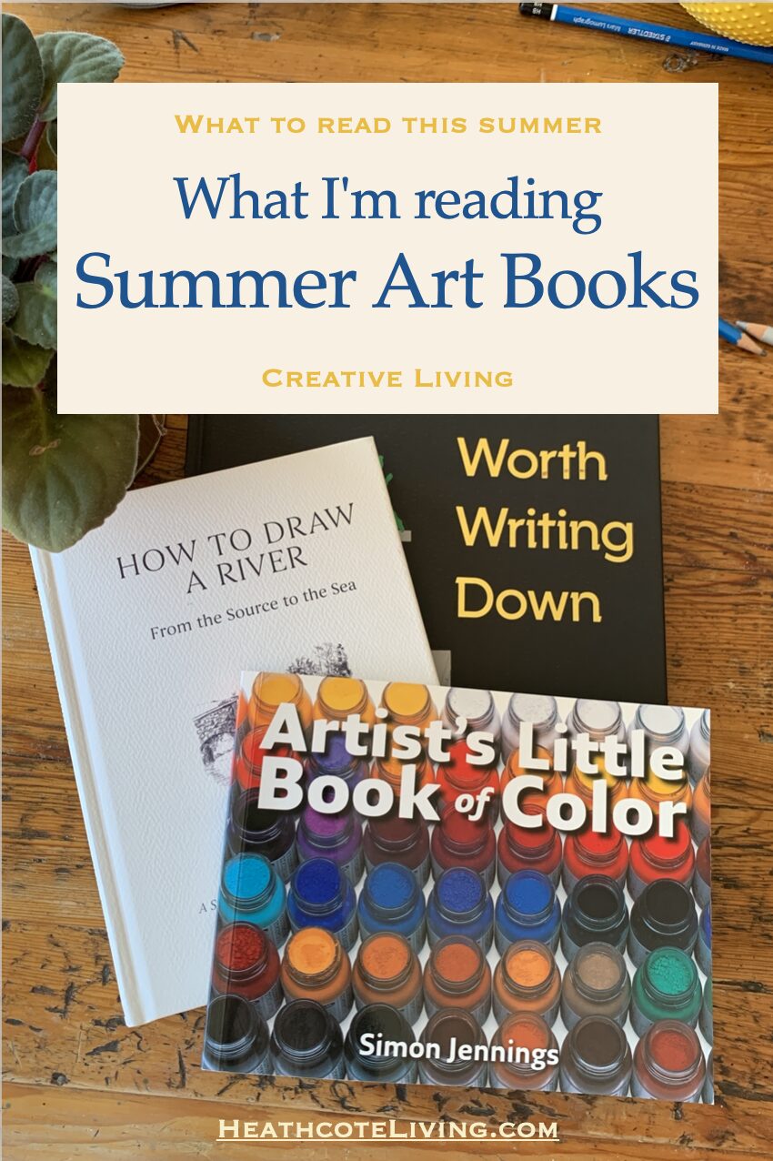 Summer Art Books Pin