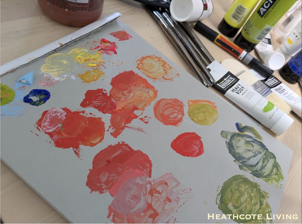 Peaches Art Studio Palette