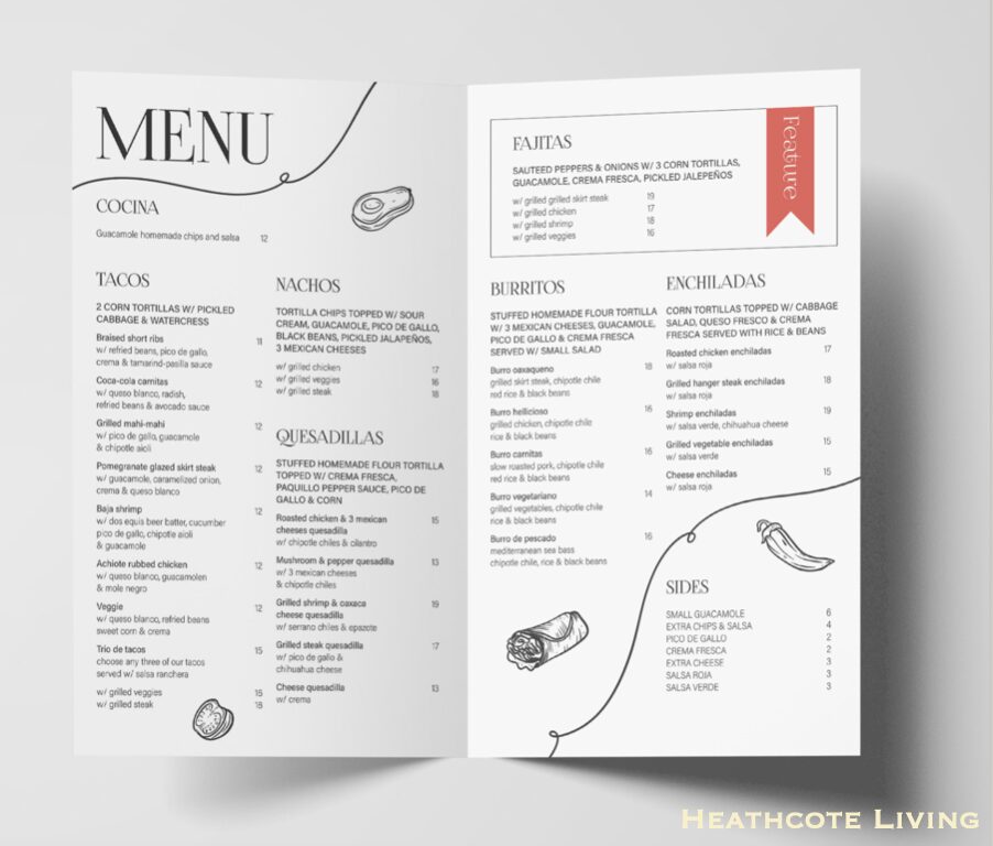 Menu Design claire-menus-design