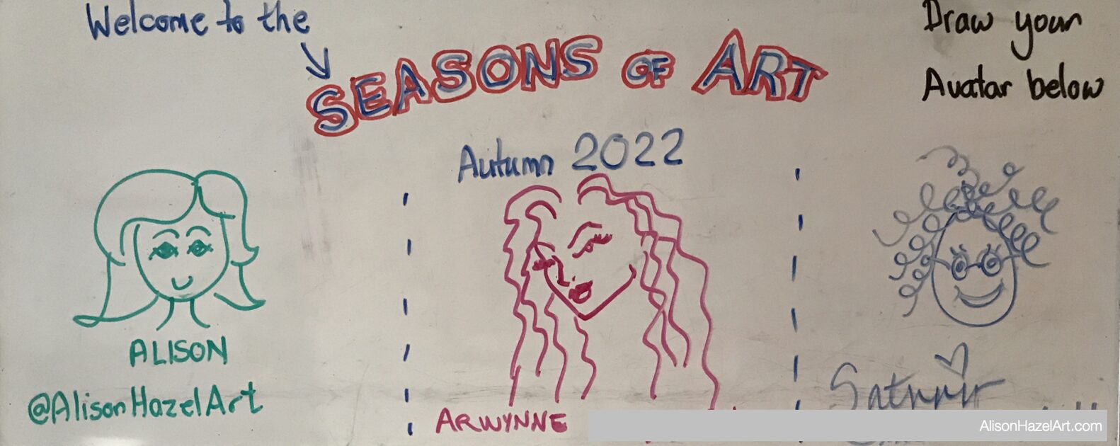 Avatars on White Board