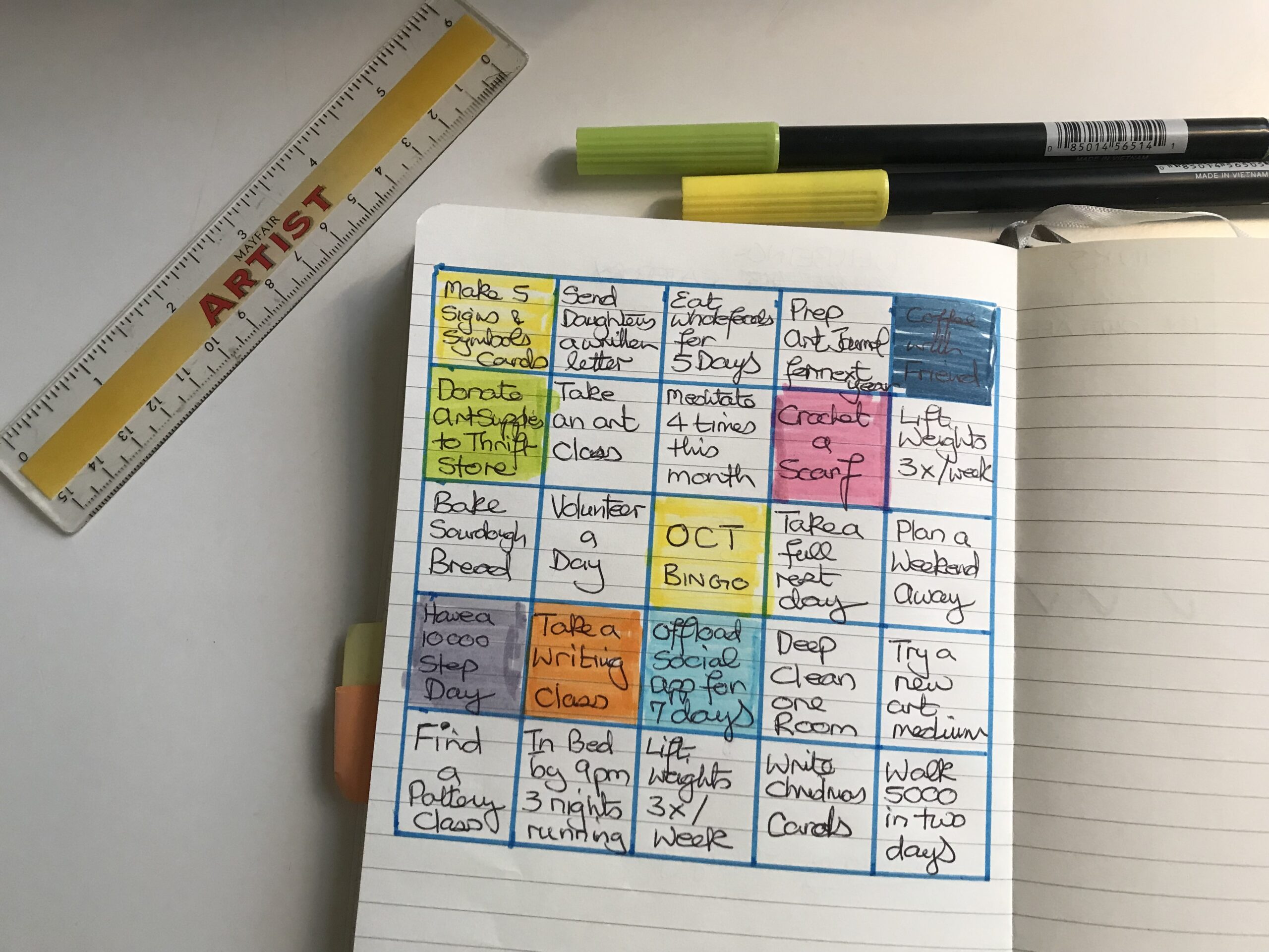 Bingo month Spread